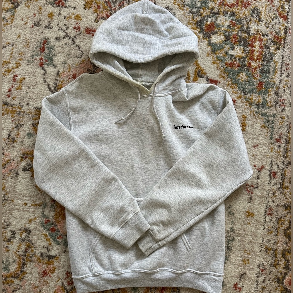 iets frans… embroidered hoodie sweatshirt